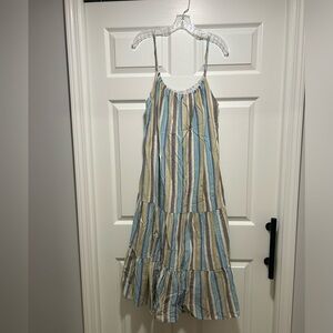 Stitch Drop Tiered Beach Dress Sz 1X NWT